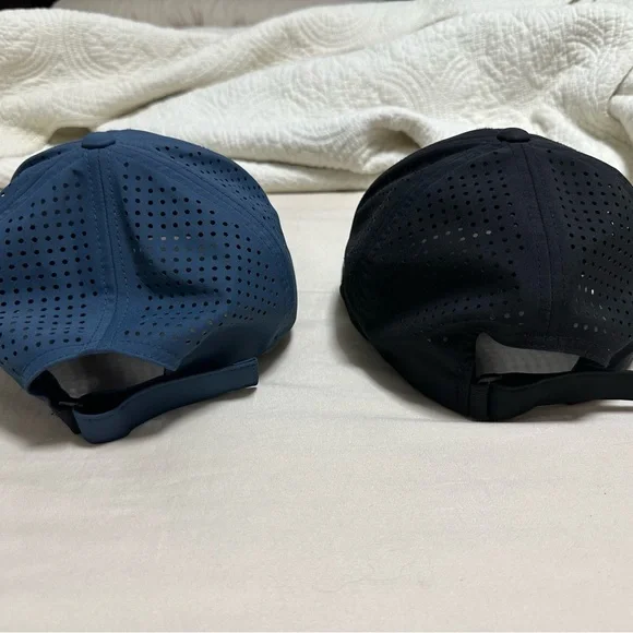 (Lot of 2) Branded Bills Bare Curved Performance Hat in Orion & Black - Picture 3 of 4